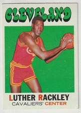 1971-72 Topps NBA Luther Rackley Card #88 Cleveland Cavaliers Xavier