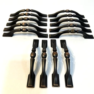 Lot of 14 Amerock Rubbed Bronze Cabinet Drawer Pull Handles 4 13/16" - Picture 1 of 7