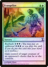Evangelize FOIL Time Spiral NM White Rare MAGIC THE GATHERING CARD ABUGames