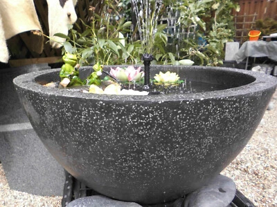 Miniteich Set in 75x75x30 cm in  Anthrazit Dunkel - Bild 1 von 4