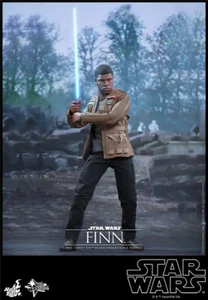 New Hot Toys 1/6 MMS345 Star Wars VII The Force Awakens Finn John Boyega Figure - Picture 1 of 4