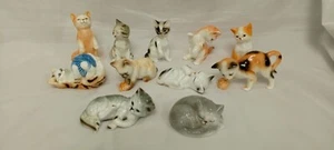 Vintage Danbury Mint Katzen mit Charakter Bone China Katzenfiguren Lot Set 11 - Bild 1 von 17