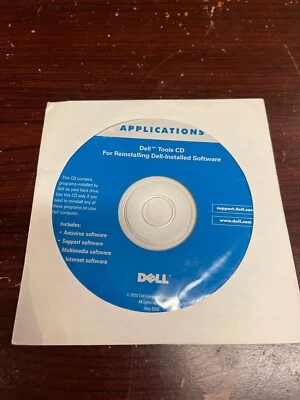 Dell Applications and Tools CD P/N 07T689 Rev A00 April 2002 Software - Image 1 of 2