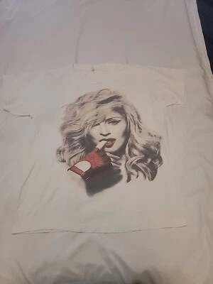 Camiseta Madonna 2012 MDNA Tour | Doble Cara | Mediana RARA Foto 1 de 4