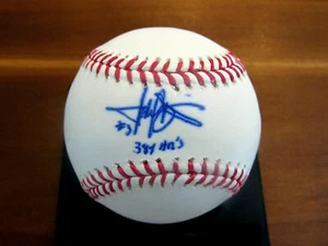 HAROLD BAINES HOF #3 384 HR'S WHITE SOX ORIOLES A'S SIGNED AUTO OML BASEBALL JSA - Picture 1 of 3