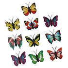 10 Pieces Autocollant 3D En Forme De Papillon Magnetique Pour Le Refrigerat9291