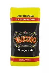 Yaucono caffè intero a chicchi in sacchetto, arrosto medio, fresco da Porto Rico, 2 libbre - Foto 1 di 9