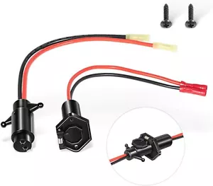 Marine Boat Trolling Motor Plug Socket Set 2-Wire 8 Gauage 12V,14365-6,14366-6 - Picture 1 of 10