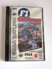 F1 CHALLENGE  (Sega Saturn ) 1995 - Complete with Hang Tag - SEALED - Used