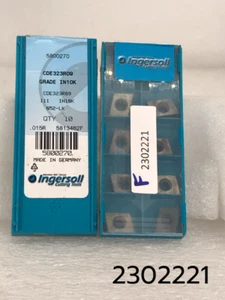 CDE 323 R09 IN10K Komplettpaket mit 10 Ingersoll Hartmetalleinsatz Radius 0,015R - Bild 1 von 6