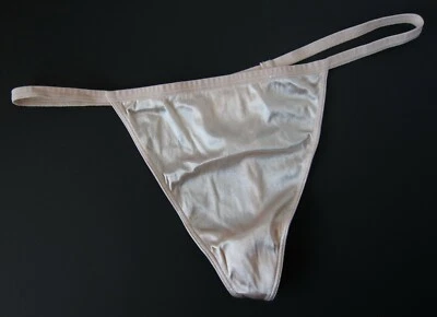 1 JCPenney Delicates DE COLECCIÓN 00s Elastizado Satén Tanga Bragas XL X-GRANDE Foto 1 de 4