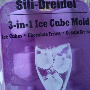 Cubitos de hielo de silicona forma dreidal de Janucá - Imagen 1 de 4