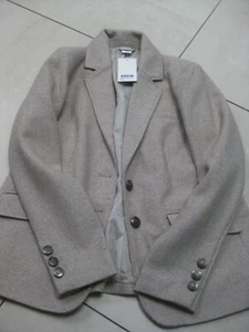 COTTON TRADERS WOOL JACKET 14 blazer SMART boyfriend relaxed fit roomy shacket - Picture 1 of 11
