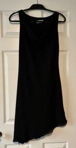 Alyn Paige Size 8 Black Cocktail Dress Knee Length Asymetric - Picture 1 of 4