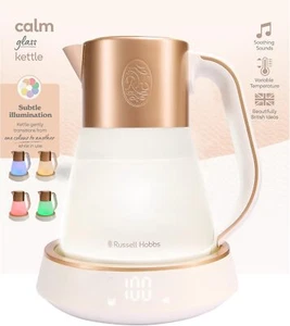 RUSSELL HOBBS Wasserkocher Glas Temperatureinstellung 40-100° LED Calm 27450-70 - Bild 1 von 10