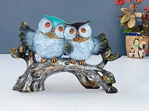 OWL Showpiece for Home Decor & Office Decor ,Resin Multicolor US - Picture 1 of 4