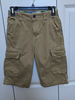 Mini Boden Pantalón Corto Cargo Caqui Niño con Cintura Ajustable Talla 11 años Foto 1 de 4