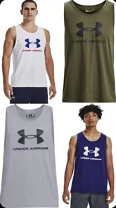Under armour Sportstyle Logo Tank Sleeveless Man - Picture 1 of 27
