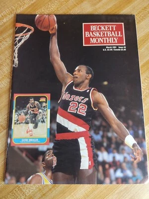 Revista de baloncesto Beckett marzo 1991 #8 Clyde Drexler Reggie Miller Foto 1 de 4