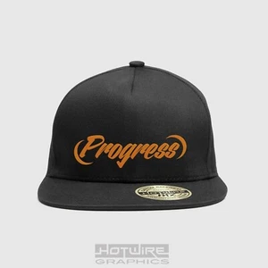 Snap-Back Cap (Flat Peak) - Premium Motocross, MX, Progress. HOTWIRE-MX - Picture 1 of 4