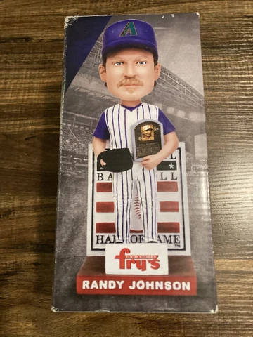 Arizona Diamondbacks Randy Johnson Bobblehead MLB ~ Frys ~ Hall of Fame Cover