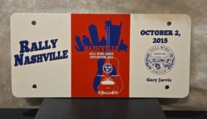 2014 Rally Nashville Gull Wing Group 300 SL Car Rally Plate Plaque Sign 12.5"x6" - Picture 1 of 6