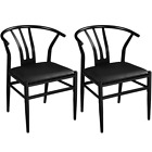 Dining Chair, Set of 2, Black