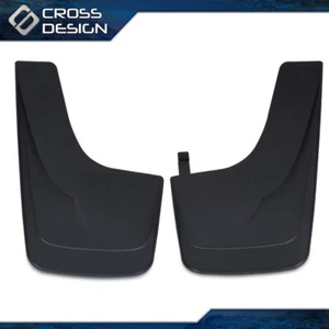 2 piezas protectores contra salpicaduras aptos para la mayoría de los guardabarros de vehículos compuestos negros EE. UU. - Imagen 1 de 11