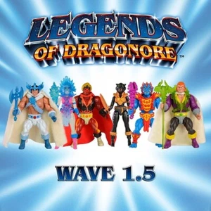 Legends of Dragonore Wave 1.5 Fire At Icemere Complete Set by Formo Toys Dic 24 - Foto 1 di 7