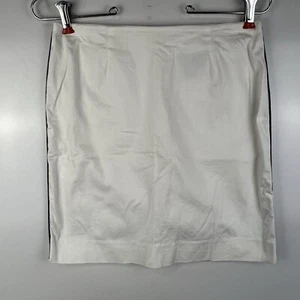 Lauren Ralph Lauren Skirt Womens Size 2P White Cotton Pencil Unlined - Picture 1 of 11
