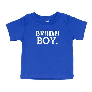 Toddler Kids Youth T-Shirt Birthday boy Shirt Happy Birthday boy Tee Round Neck - Picture 1 of 17