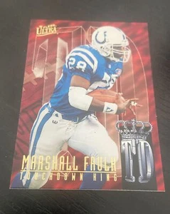 1995 Ultra #1 Marshall Faulk Touchdown Kings Colts - Bild 1 von 2