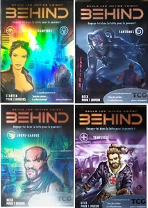 BEHIND lot de 4 Decks neufs sous cello en français - Foto 1 di 5