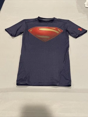 Under Armour Men's Small Compression T-Shirt Superman Heat Gear - Image 1 of 4
