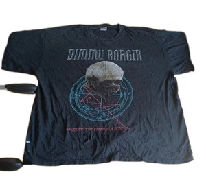 Camiseta De Colección Y2K 2002 DIMMU BORGIR REYES DEL CARNAVAL CREACIÓN 2XL Rasgada - Imagen 1 de 5