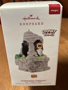 Nuevo en caja Hallmark 2019 Looney Tunes Tasmanian Tornado Magic Motion Keepsake Ornament - Imagen 1 de 5