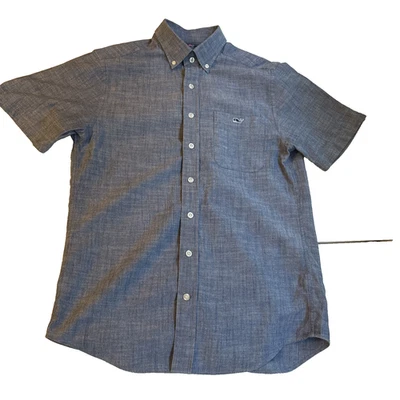 Vineyard Vines Men’s Denim Blue Slim Fit Tucker Classic Button Up Size Small - Image 1 of 4