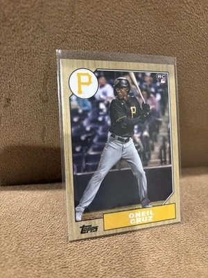 2022 Topps Archives - 1987 Topps Design Oneil Cruz #211 (RC) - Image 1 of 2