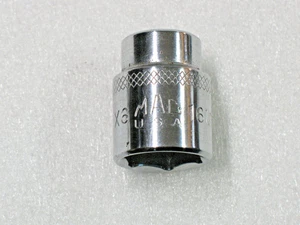 Mac Tools 16mm Shallow 3/8” Drive 6 Point Metric Chrome Socket X6 16MMR - Picture 1 of 4