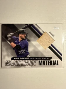 2024 Topps Kris Bryant Jersey Relic Rockies MLB Game Used - Bild 1 von 2