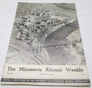 The Minnesota Alumni Weekly Vol 36 November 7 1936 University of Minnesota - Picture 1 of 6