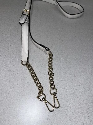 Bolso Bandolera Victoria's Secret Repuesto Correa Ajustable Cadena Marfil Foto 1 de 4