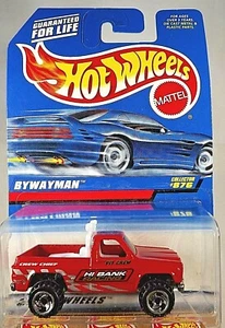 Hot Wheels Mainline/Collector 1998 #876 Bywayman rojo con ruedas de radios ORRZR cromadas - Imagen 1 de 4