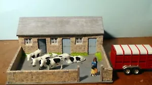 Stone cow shed,"00" model railway building, diorama. - Picture 1 of 4