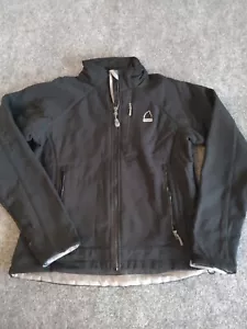 SIERRA DESIGNS Women's M Medium JACKET ~ Soft Shell Wind/ Water Resistant ~BLACK - Picture 1 of 7