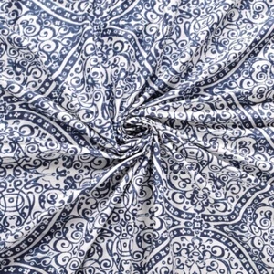 5 Yard Indian Hand Block Print Cotton Fabric Natural Printed Sanganeri Handmade - Picture 1 of 3