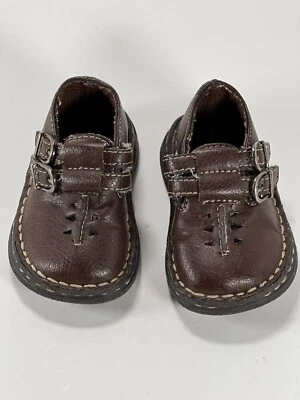 Sandálias de couro sintético marrom infantil Cherokee tamanho 3  - Imagem 1 de 4