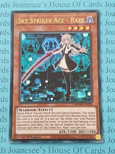 Sky Striker Ace - Raye MAMA-EN004 Ultra Rare Yu-Gi-Oh Card 1st Edition New