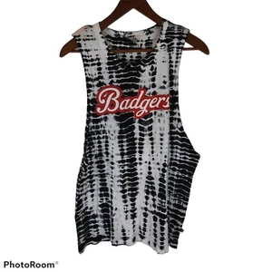 Camisa sin mangas University of Wisconsin Badgers Tie Dye para hombre M - Imagen 1 de 4