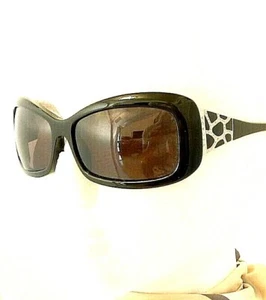 GAFAS DE SOL ESCADA MARCO NEGRO CON DIAMANTES DE IMITACIÓN LENTES NEGRAS 1SES 037S 700X 13 - Imagen 1 de 6